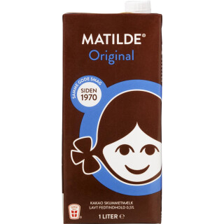 Matilde Matilde Original kakaoskummetmælk 1ltr