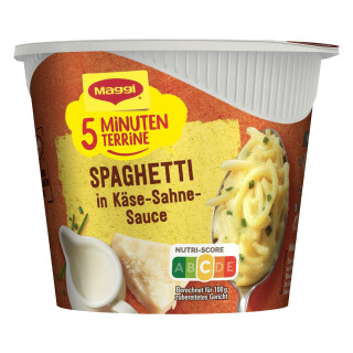Maggi 5 Minuter Tureen  Spaghetti Ost-Fløde Sauce