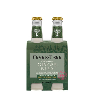 Fever Tree Ginger Beer 4x0,2l plus pant