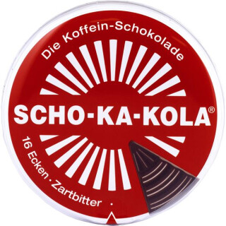 Scho-Ka-Kola Mørk chokolade 100g Dåse