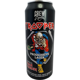 Crew Republic Trooper Iron Maiden Lager 0,5L dåse plus pant