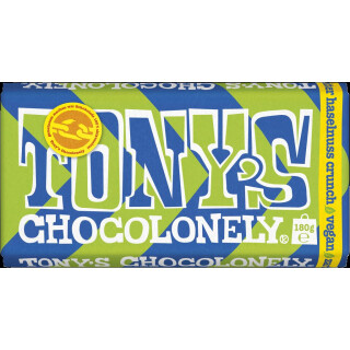 Tonys Mørk chokolade  haselnød crunch180g