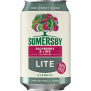 Somersby Raspberry-Lime Lite 20x0,33L d&aring;ser Export
