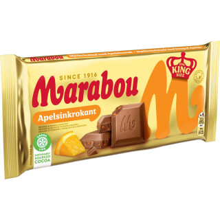 Marabou Appelsinkrokant Chokolade 220g