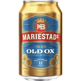 Mariestad Old Ox  24x 0,33 dåser Export