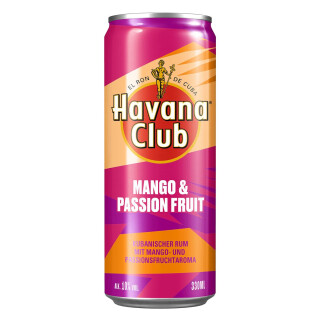 Havana Club Mango & Passionsfrugt 0,33L Dåse plus pant
