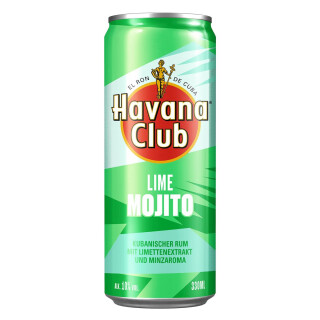 Havana Club Lime Mojito 0,33L Dåse plus pant