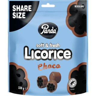 Panda Lakrids Choco soft&fresh 330g