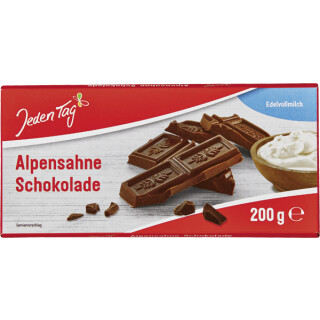 JT Chokolade Alpe-creme 200g