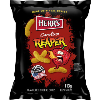 Herrs Curls Carolina Reaper 113g