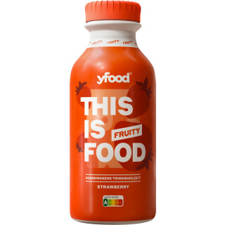 YFood Fruity jordbær 500ml