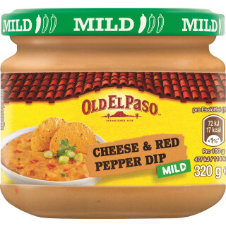 Cheese&Red Pepper Dip Mild 320g