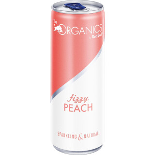 Red Bull Organics Fizzy Peach 250ml dåse plus pant