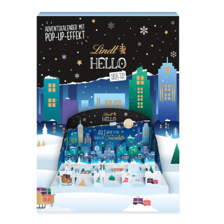 Lindt HELLO Adventskalender PopUp 235g