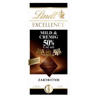 Lindt Excellence 50% mild&cremig 100g