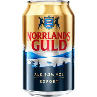 Norrlands Guld 5,3%, 24 x 0,33l dåser
