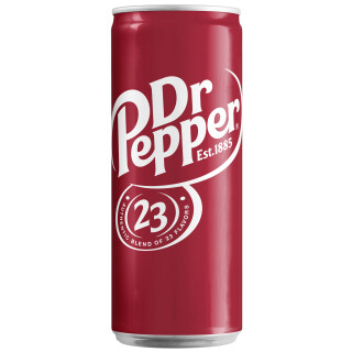 Dr. Pepper, 24 x 0,33l dåser
