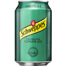 Schweppes Ginger Ale 24x0,33 l d&aring;ser
