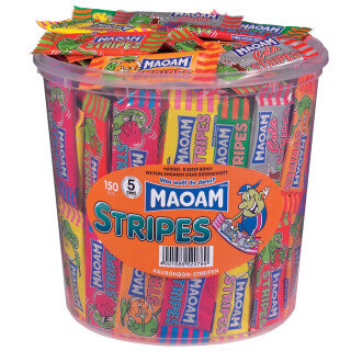 Maoam Stripes 150Stk Box 1,2kg