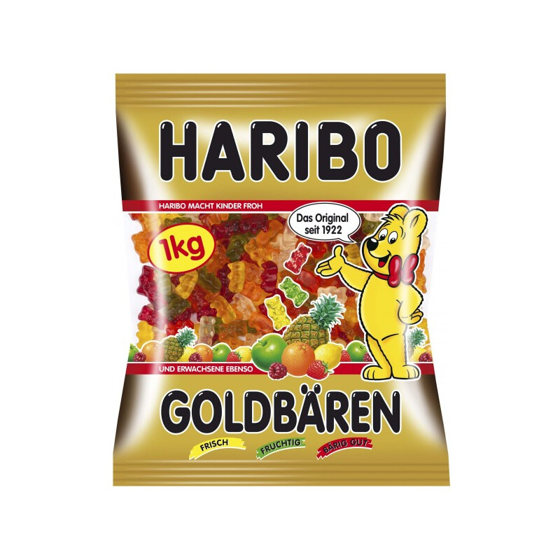 Haribo Goldbären 1kg, 54,98 kr.
