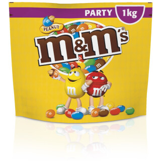 M&M´s Peanuts 1kg Party Bag