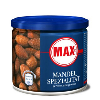 MAX Mandeln geröstet und gewürzt 150g Dose