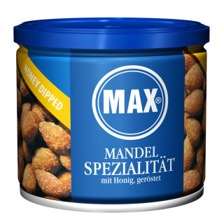 MAX Mandelspezialität honiggeröstet 150g Dose