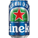 Heineken alkoholfri 24x0,33l d&aring;ser