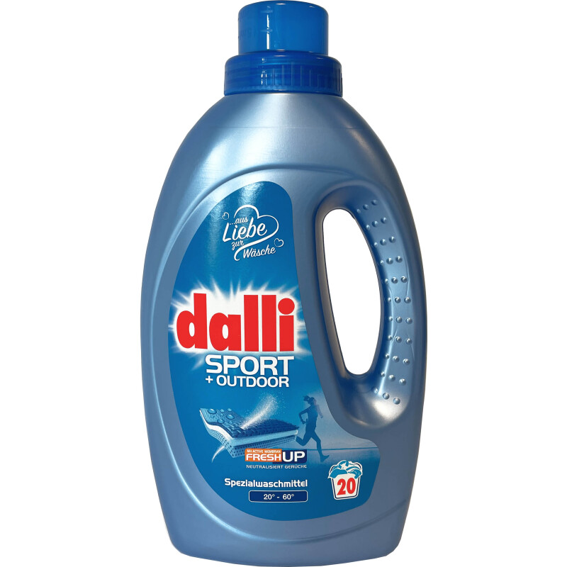 Skru ned trussel modstå Dalli flydende vaskemiddel sport og outdoor 1,1L, 32,88 kr.