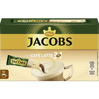 Jacobs 3in1 Café Latte 10x12,5g