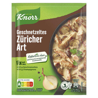 Knorr Fix for  Skiveskåret kød  Zürich  54g