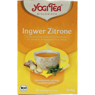 Yogi Tea Ingwer Zitrone økol 30,6g