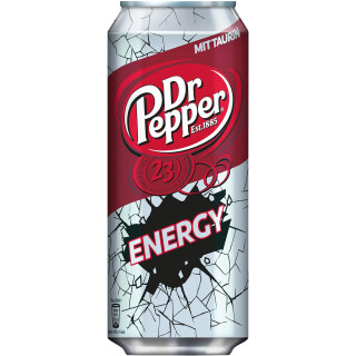 Dr. Pepper Energy 0,5L dåse plus pant
