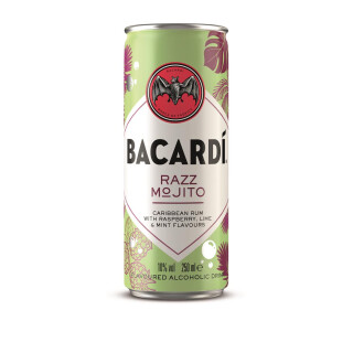 Bacardi Razz Mojito 0,25l dåse plus pant