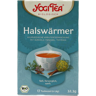 Yogi Tea Hals varmere økoilogisk 30,6g