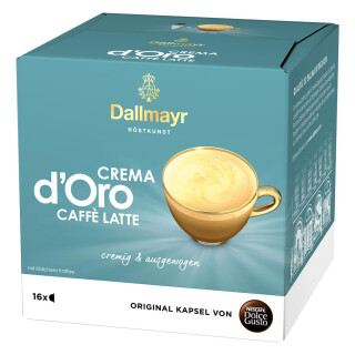 Nescafe DolceGusto Dallmayr Crema DOro Caffé Latte 160g