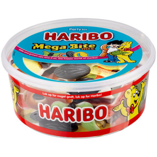 Haribo Mega Bite 900g dåse