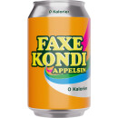 Faxe Kondi Apelsin Zero kalorier  24x0,33L d&aring;ser...