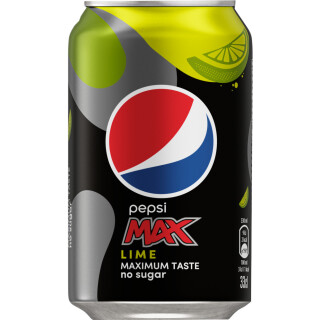 Pepsi Max Lime 24x0,33l dåser Export