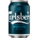 Carlsberg Nordic Pilsener alkoholfri  24x0,33 D&aring;ser...