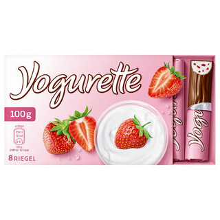 Yogurette Jordbær 8er 100g