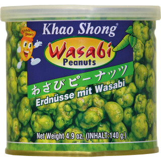 Khao Shong grønne ærter Wasabi 140g